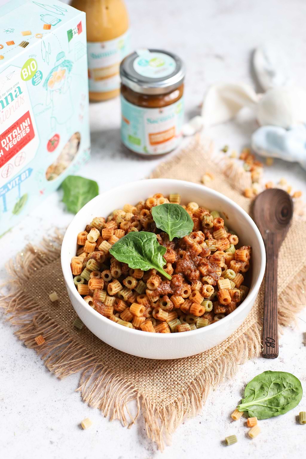 Mini Ditalini met Groenten in Marokkaanse Groentesaus + 12 maanden